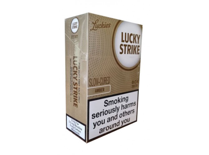 ЛАКИ СТРАЙК ЗОЛОТОЙ - LUCKY STRIKE SLOW CURED AMBER