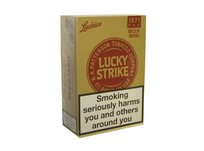 ЛАКИ СТРАЙК КОРИЧНЕВЫЙ (АНГЛИЯ) - LUCKY STRIKE AUTHENTIC RED