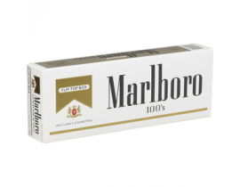 МАЛЬБОРО ГОЛД 100ММ (США, ТВЕРДАЯ ПАЧКА) - MARLBORO GOLD 100 S (USA)