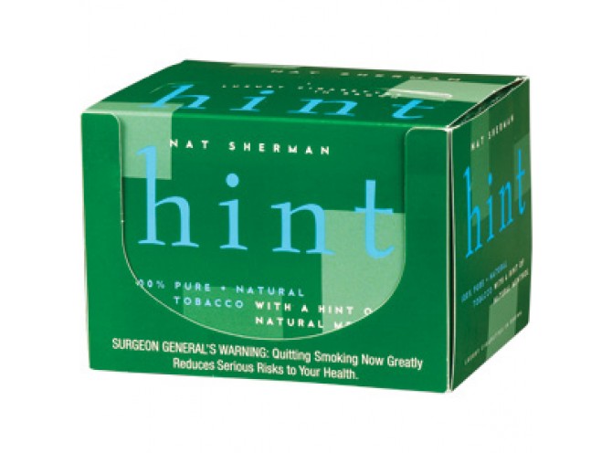 НАТ ШЕРМАН ХИНТ МЕНТОЛ - NAT SHERMAN HINT OF MENTHOL (USA)