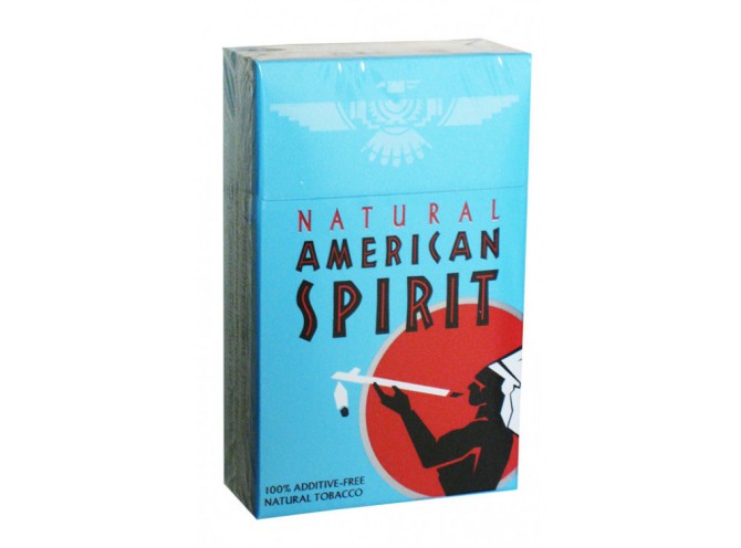 АМЕРИКАН СПИРИТ ГОЛУБОЙ ПАЧКА (США) - AMERICAN SPIRIT FULL BODIED TASTE NATURAL TOBACCO BLUE (USA)