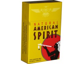 АМЕРИКАН СПИРИТ ЖЕЛТЫЙ ПАЧКА (США) - AMERICAN SPIRIT MELLOW TASTE NATURAL TOBACCO YELLOW (USA)