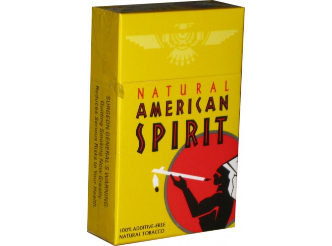 АМЕРИКАН СПИРИТ ЖЕЛТЫЙ ПАЧКА (США) - AMERICAN SPIRIT MELLOW TASTE NATURAL TOBACCO YELLOW (USA)