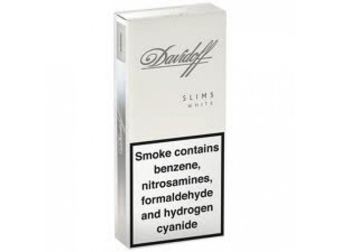 ДАВЫДОВ ВАЙТ СЛИМС (ГЕРМАНИЯ) - DAVIDOFF SLIMS WHITE (GERMANY)