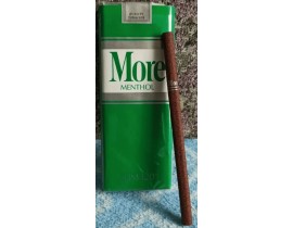 МОРЕ ЗЕЛЕНЫЕ 120 ММ ПАЧКА (ШВЕЙЦАРИЯ) - MORE GREEN MENTHOL PACK 120S 