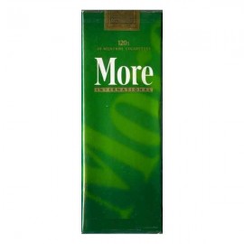 МОРЕ ЗЕЛЕНЫЕ 120 ММ ПАЧКА (ШВЕЙЦАРИЯ) - MORE GREEN MENTHOL PACK 120S 