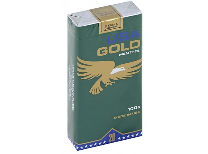 США Голд Ментол 100 (США) - USA Gold Menthol 100 (USA)